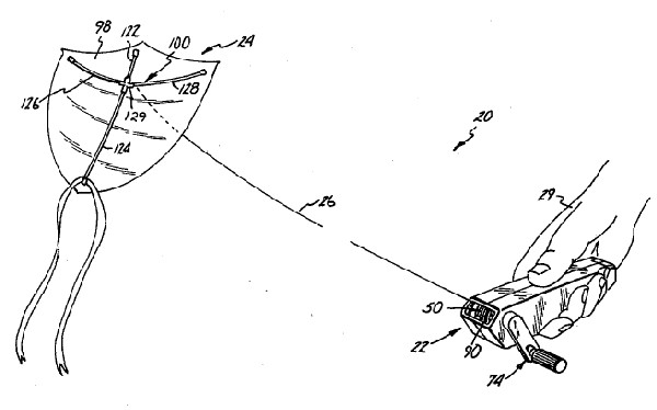 First Kites - Patented Kite - Lil' Pocket Kite, US 4461438 - 1984